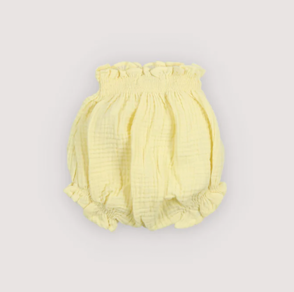 The New Society Campanilla Baby Soft Lemon Bloomers