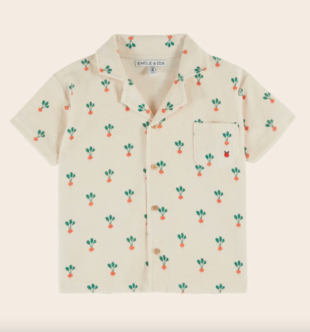 Emile Et Ida Chemise Imprimee Eponge