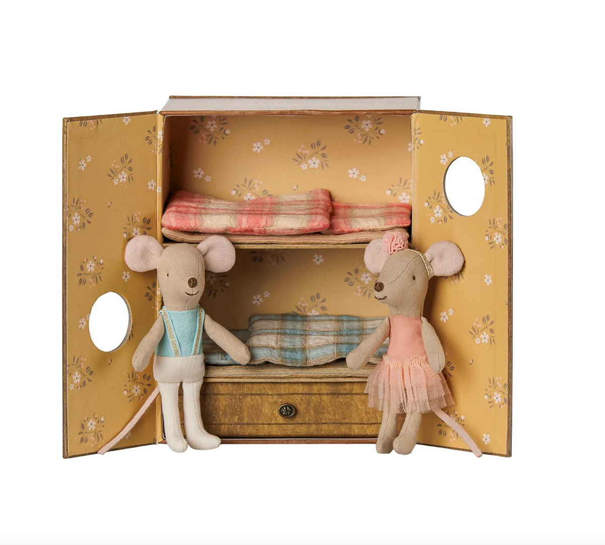 Ballet Mice in Dance Studio - Little Sister and Brother