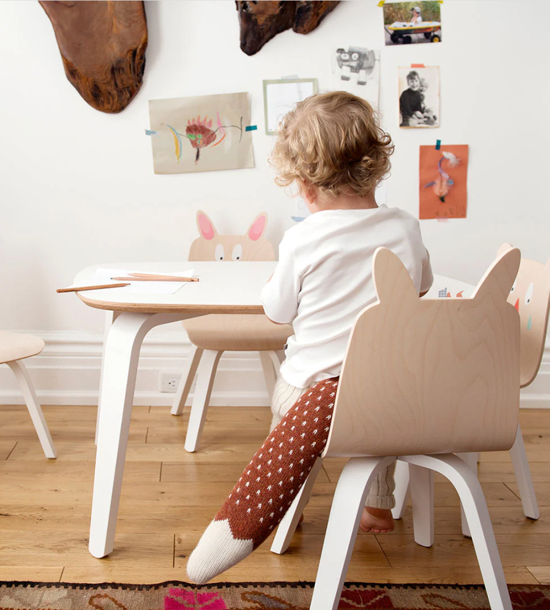 Non-Toxic Birch Bunny Chairs (Set of 2)