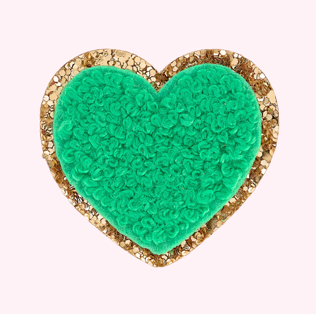 Stoney Clover Ln Glitter Mini Heart Patches - Multiple Colors Available