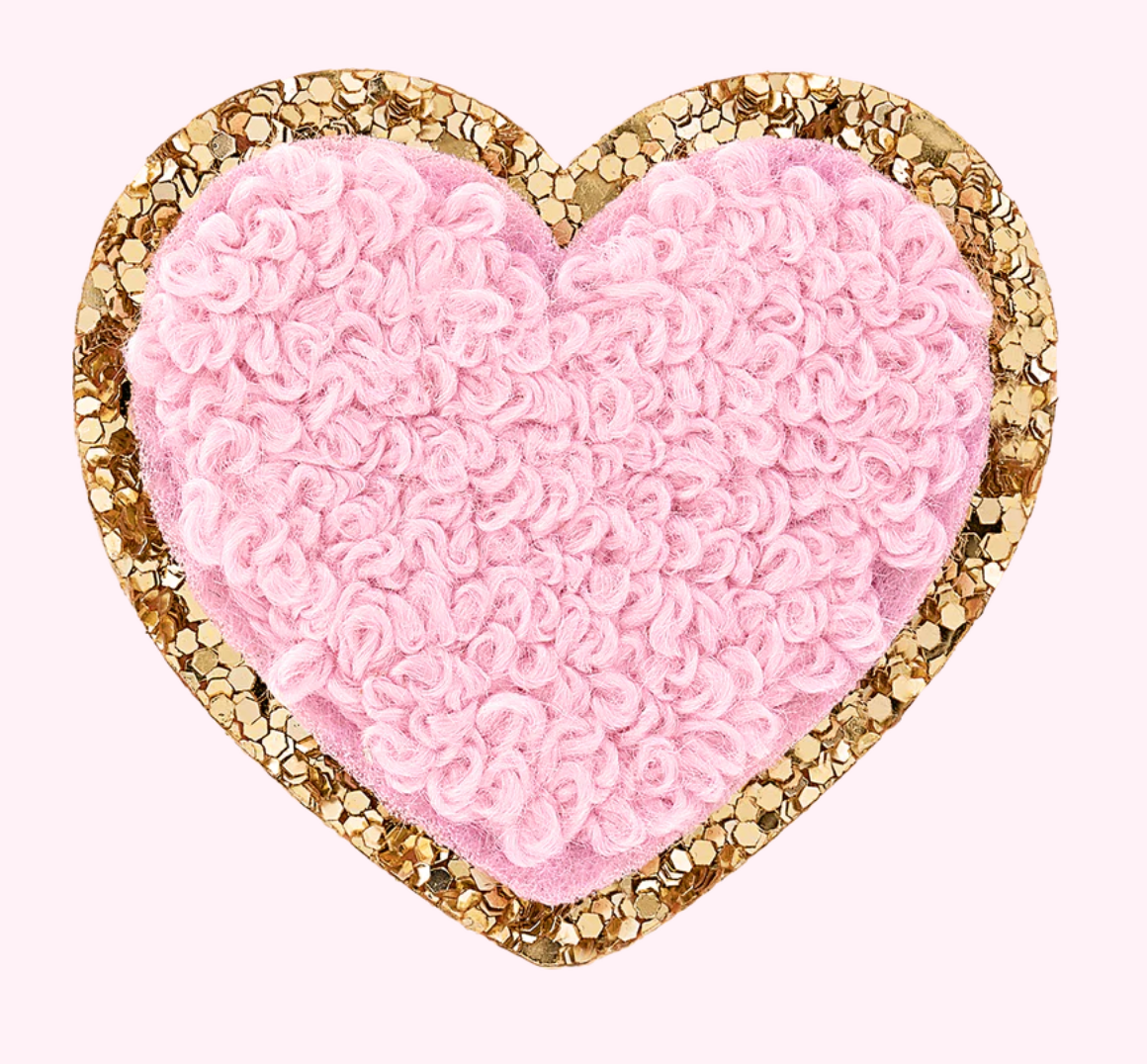 Stoney Clover Ln Glitter Mini Heart Patches - Multiple Colors Available