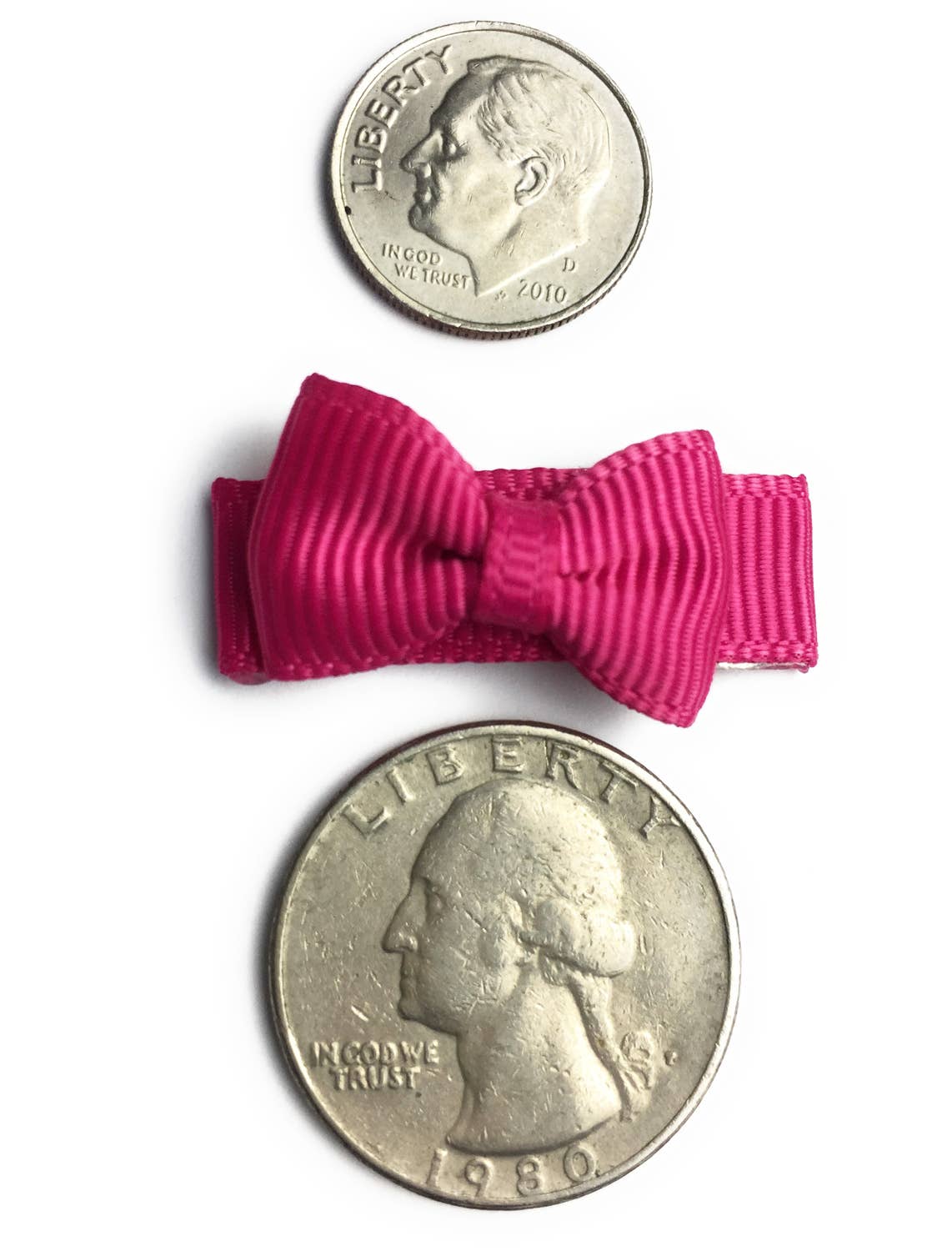 5 Tiny Tuxedo Bows on Snap Clips - Pixie