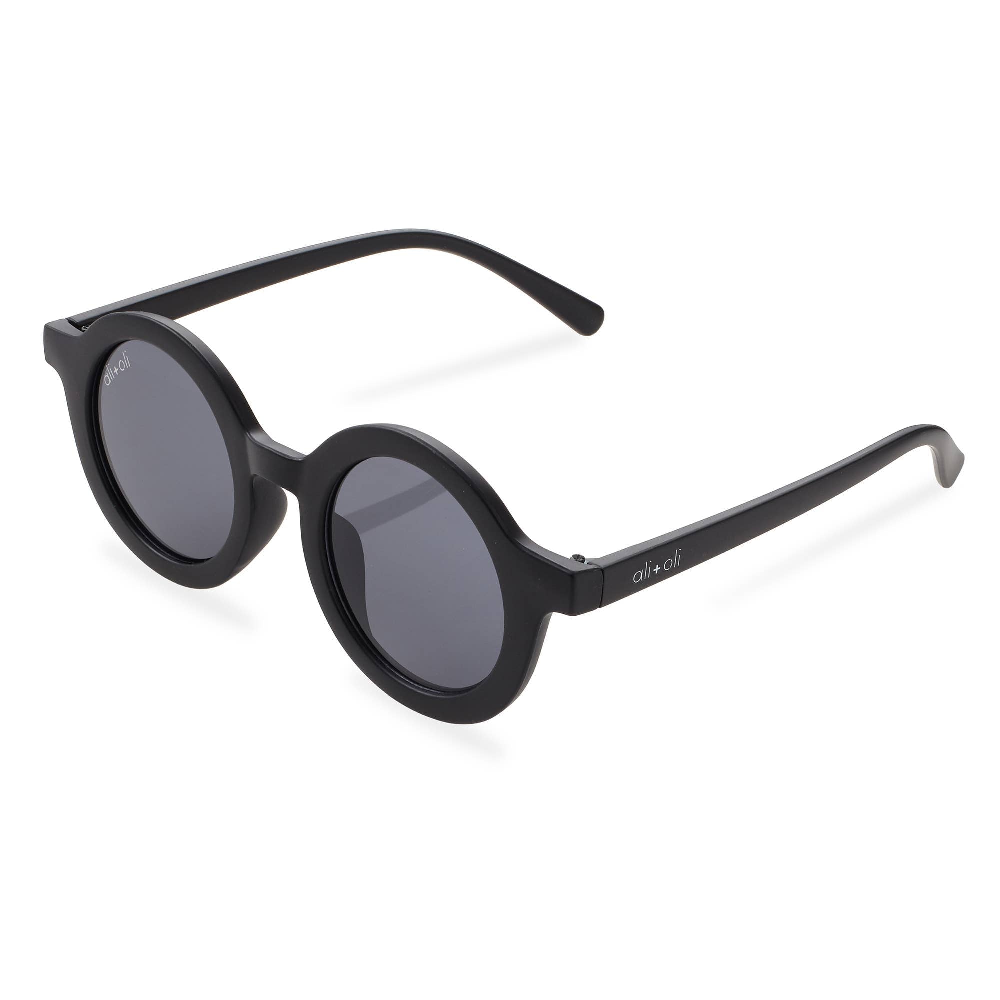 Kids Sunglasses Round - Black