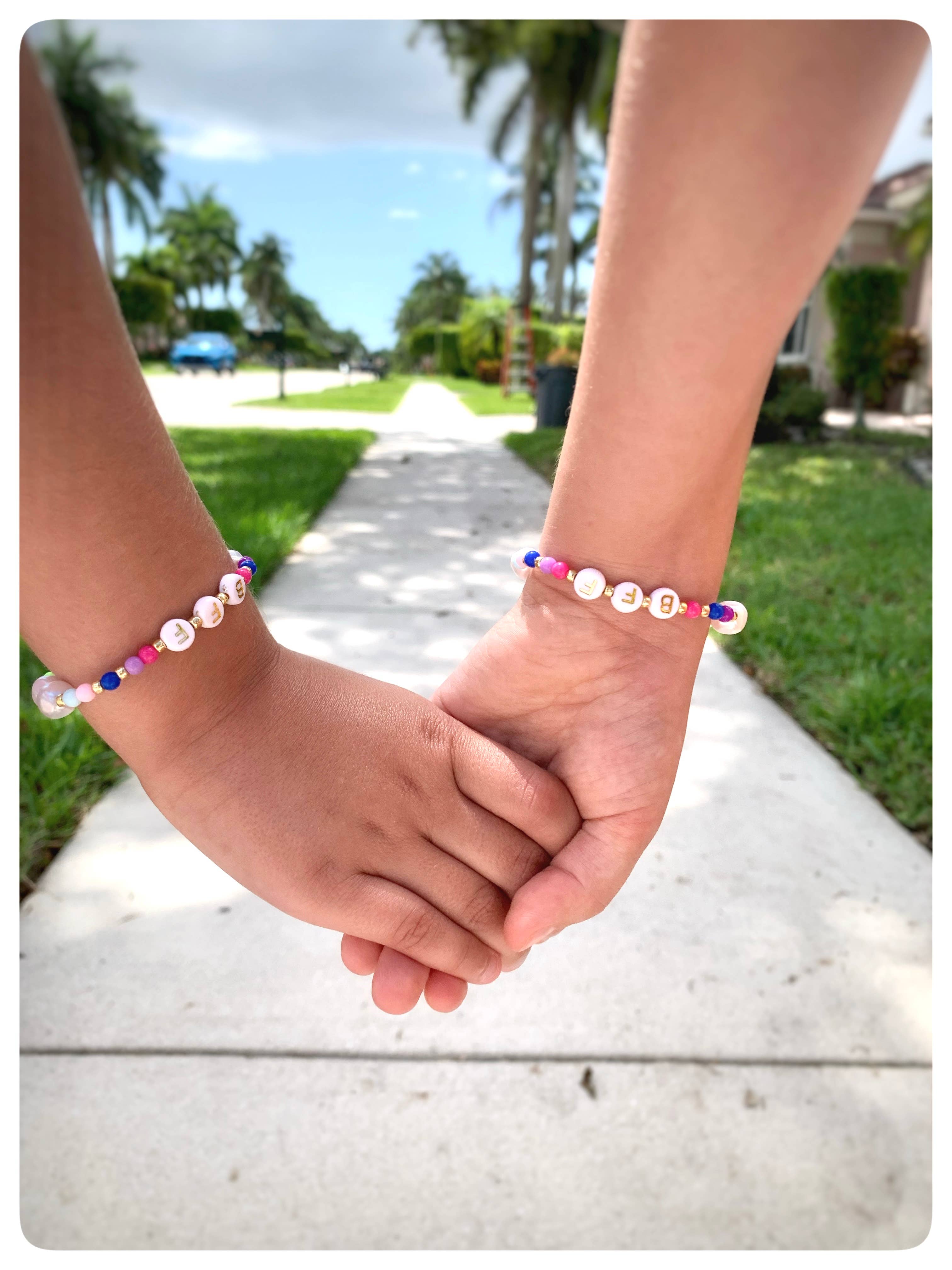 Happy Face BFF kid's bracelet set - 2