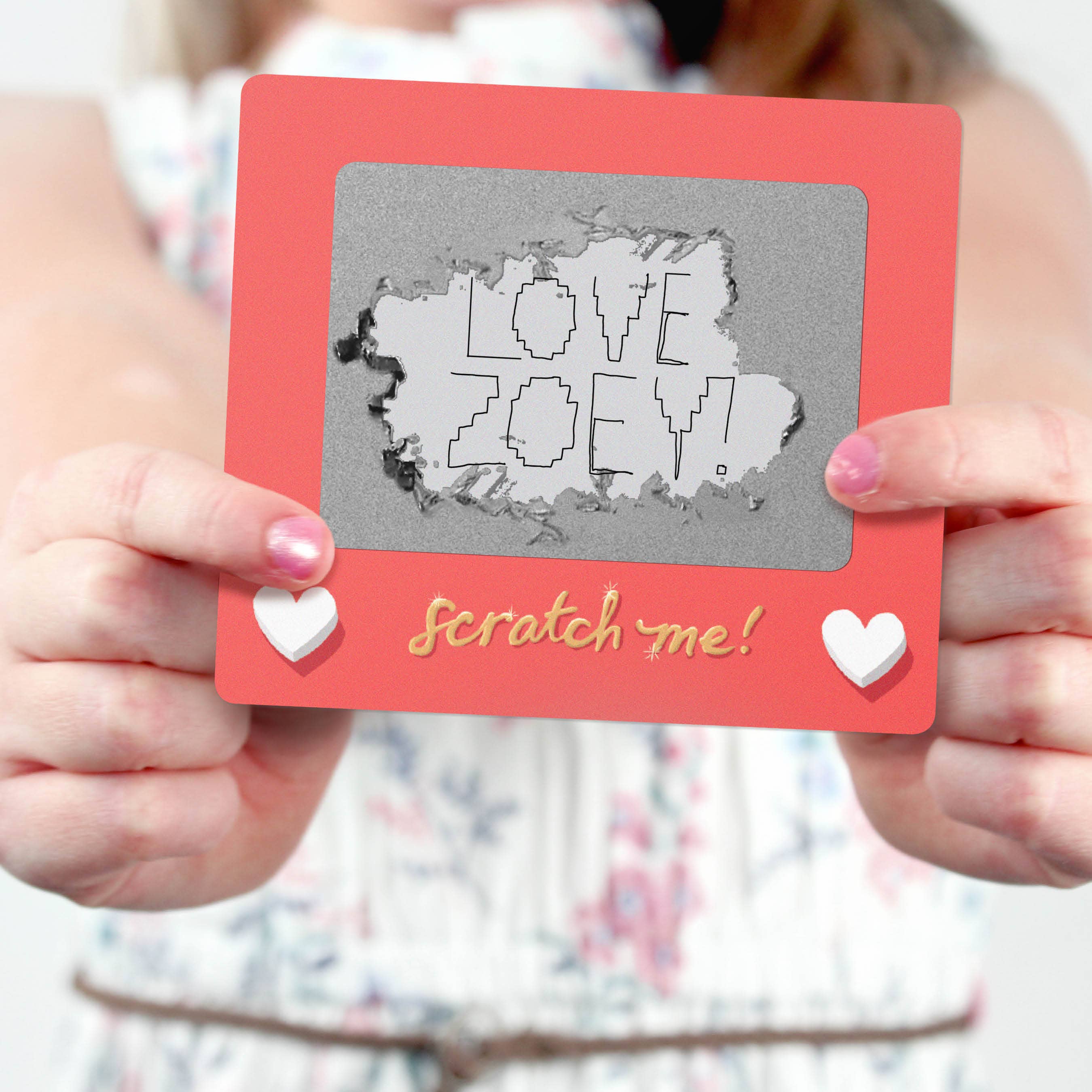 Scratch-off Valentine Cards - Scratch-A-Sketch