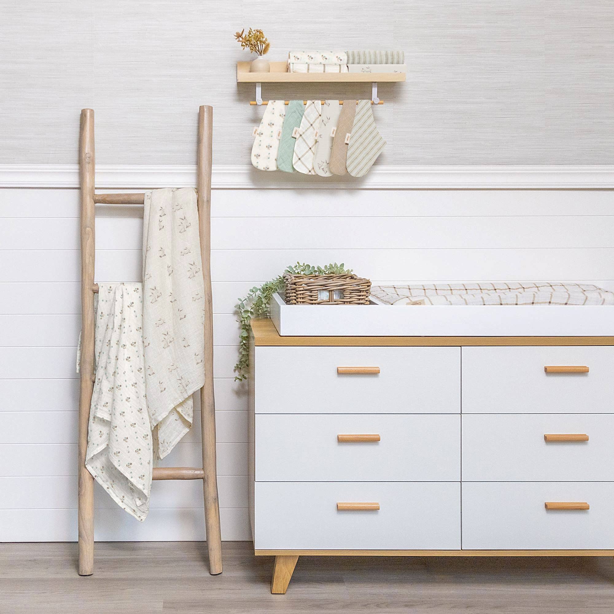 Organic Cotton Bunny Fitted Crib Sheet