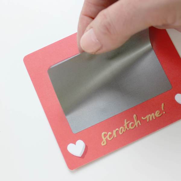 Scratch-off Valentine Cards - Scratch-A-Sketch