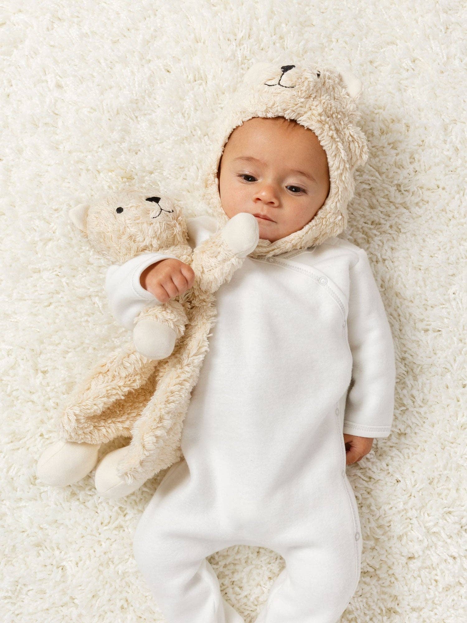 Benny the Bear Sherpa Snuggle Lovey