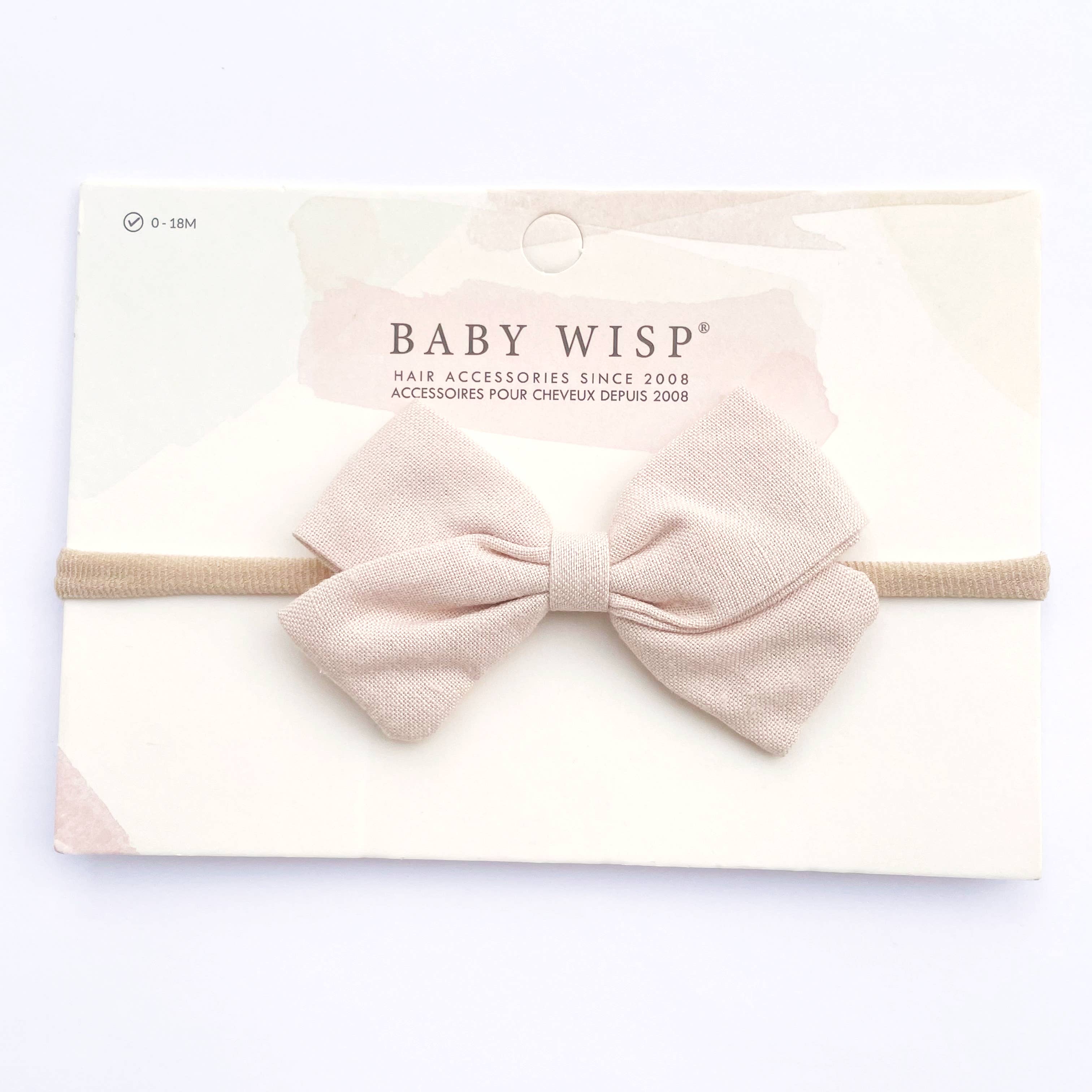 Emma Fabric Baby Bow Infant Newborn Girl Soft Headbands