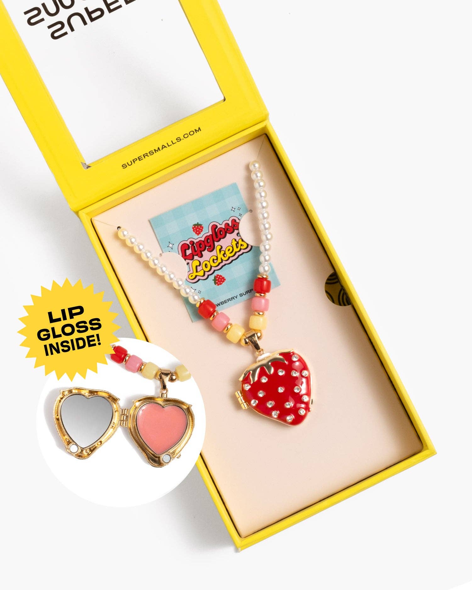 Strawberry Surprise Lipgloss Locket