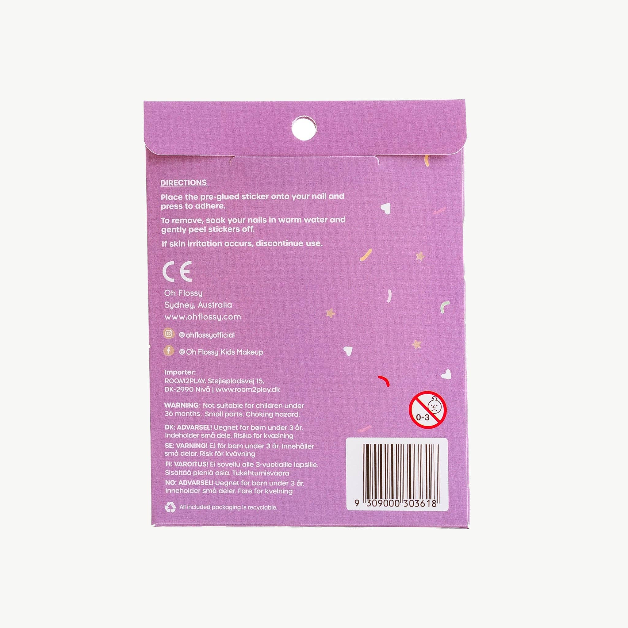 Oh Flossy Nail Stickers