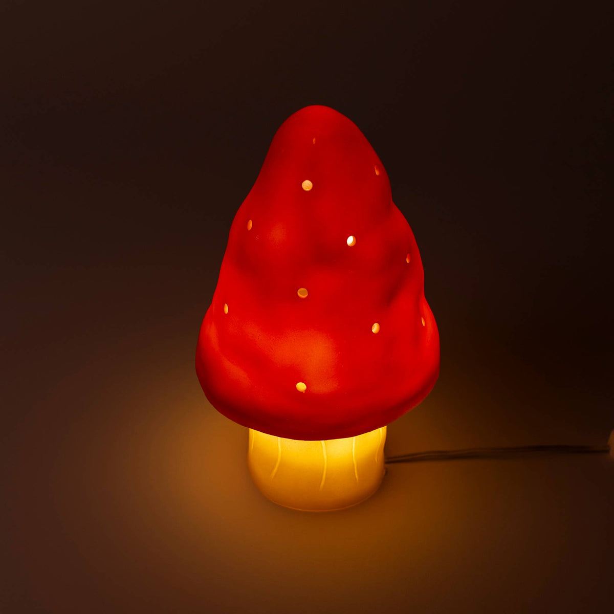 Small Mushroom Red w/ Plug