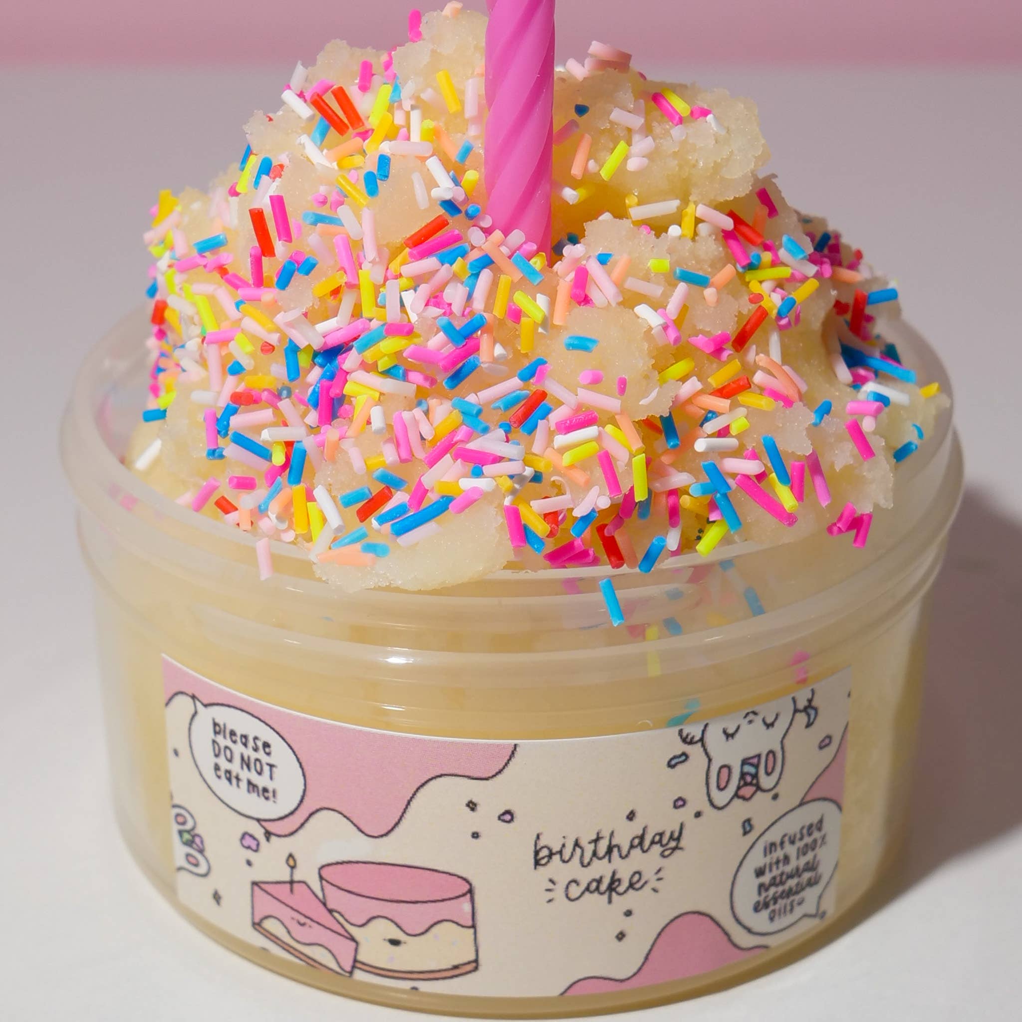 Birthday Cake Slime Toy