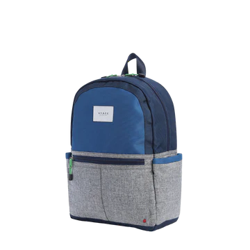 STATE Kane Kids Backpack, Navy/Heather Gray
