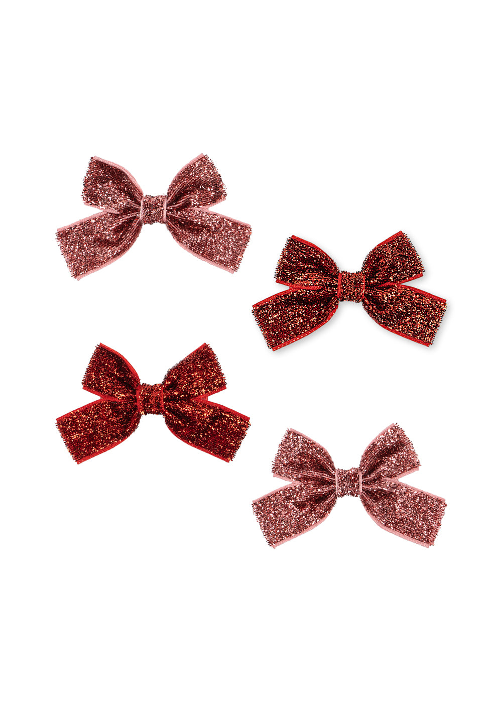 Micki Bow Hair Clips 4-Pack