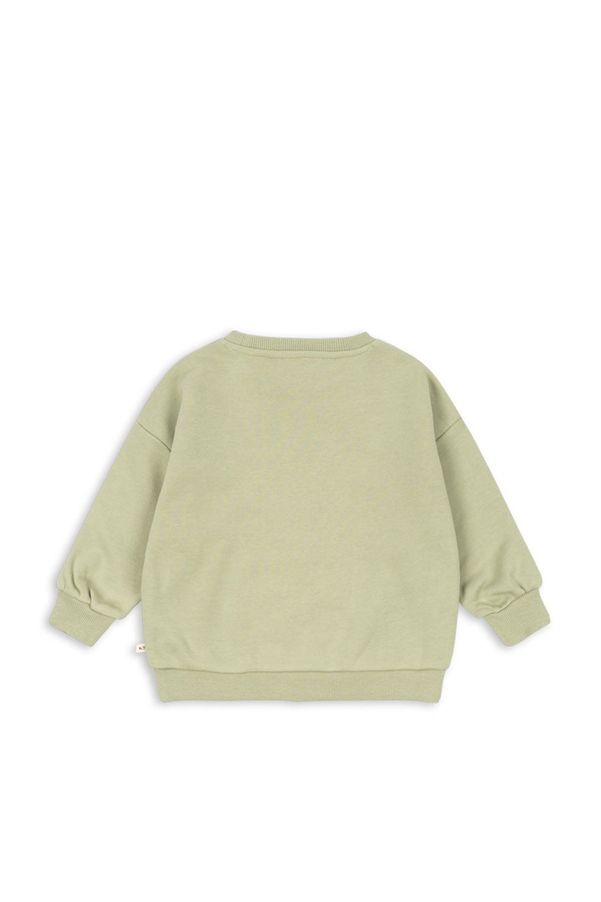 Light green sweatshirt on a white background