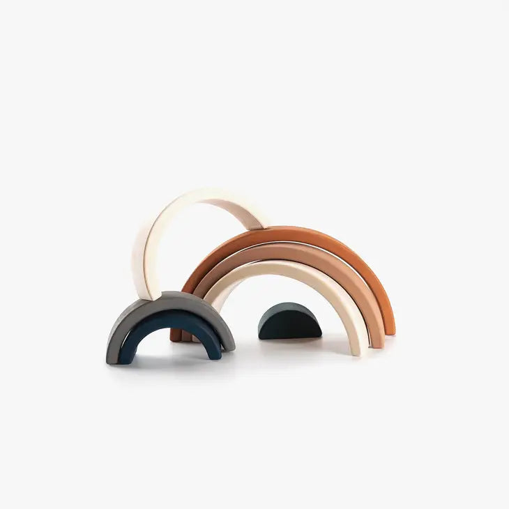 SABO Wooden Rainbow Toy Arch Stacker