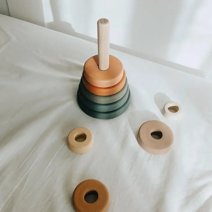 SABO Wooden Ring Stacker Toy