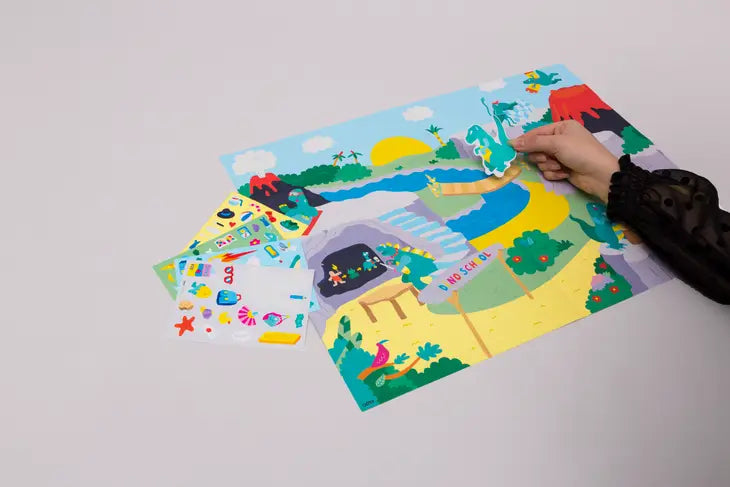 OMY Sticker Decor Pocket - Dinos