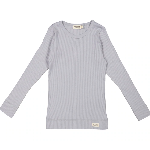Long-Sleeved Ribbed Tee