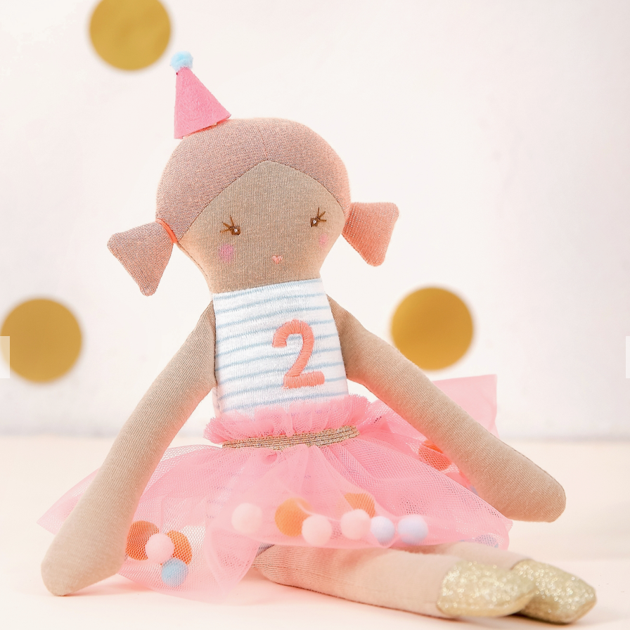 Second Birthday Doll Girl