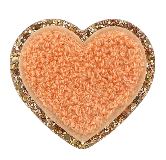 Stoney Clover Ln Glitter Heart Patches - Multiple Colors Available