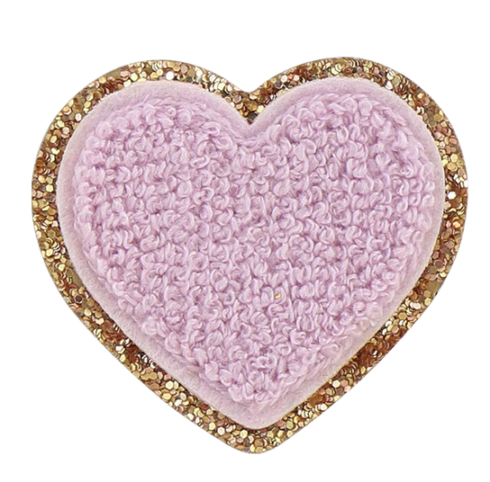 Stoney Clover Ln Glitter Heart Patches - Multiple Colors Available