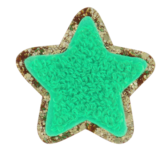 Stoney Clover Ln Glitter Star Patches - Multiple Colors Available