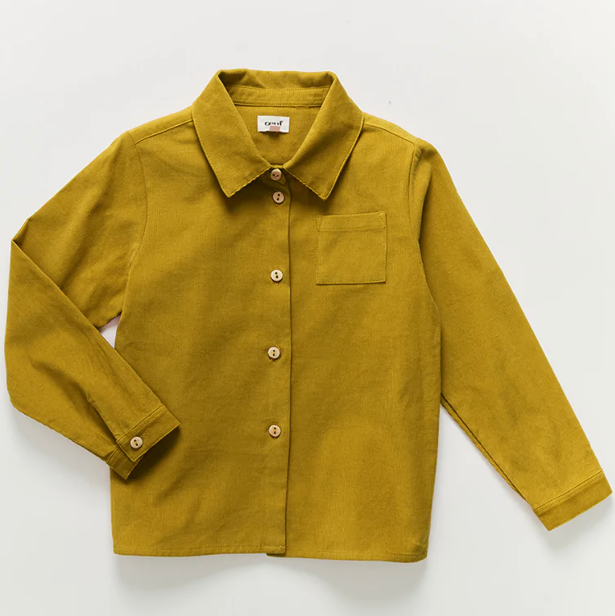 Oeuf Long Sleeve Shirt - Artichoke