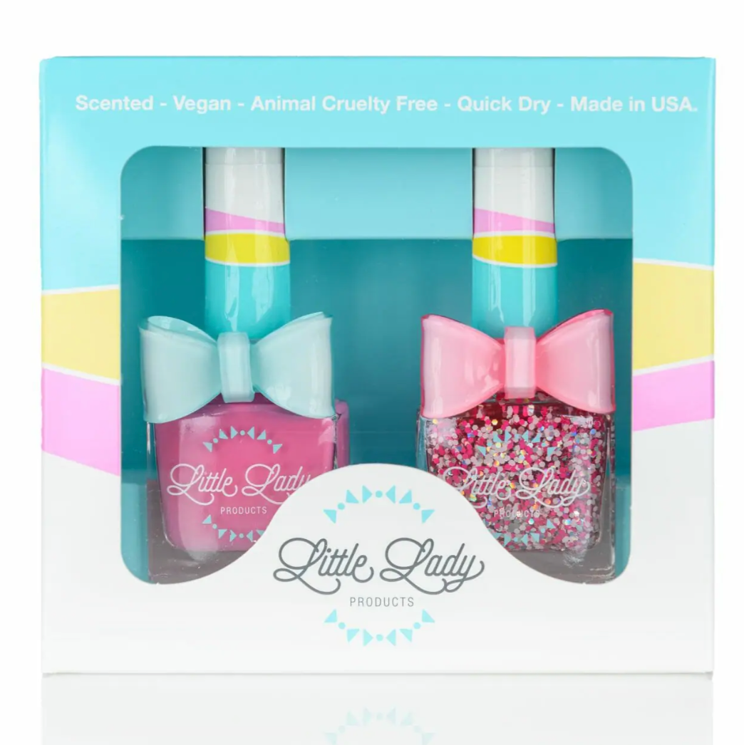 7 Toxin Free Nail polish Duo - Bubblegum Unicorn