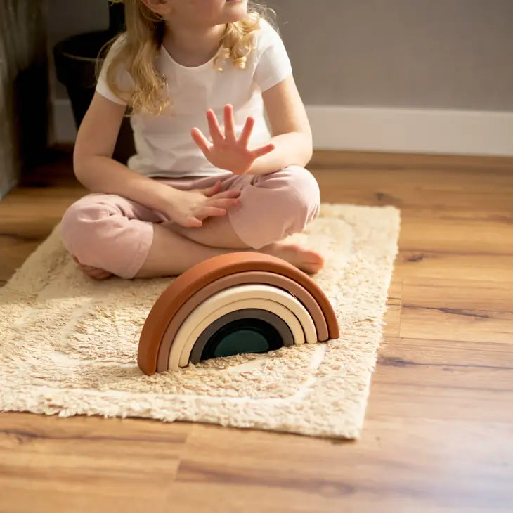 SABO Wooden Rainbow Toy Arch Stacker