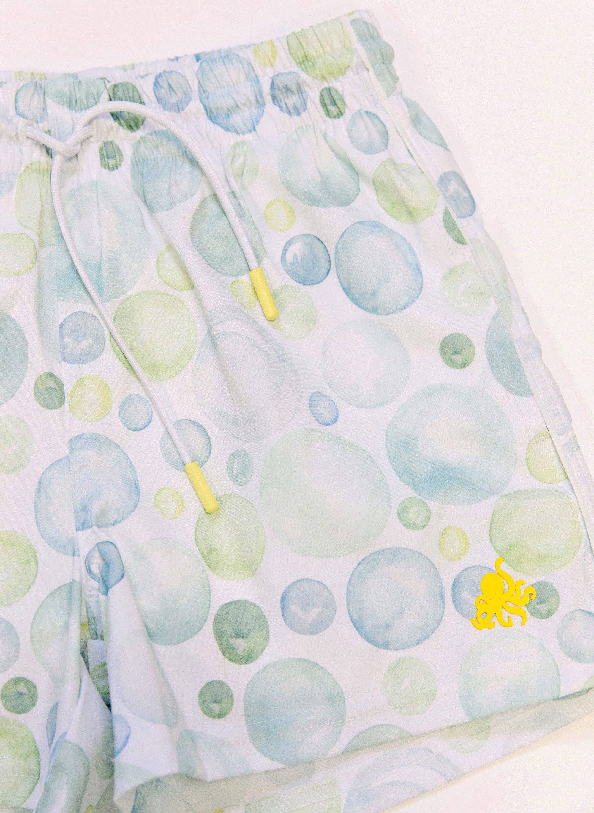 Duck Swim Short - Seafoam Bubbles