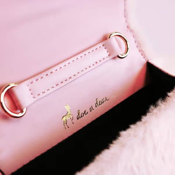 Princess Bear Furry Purse