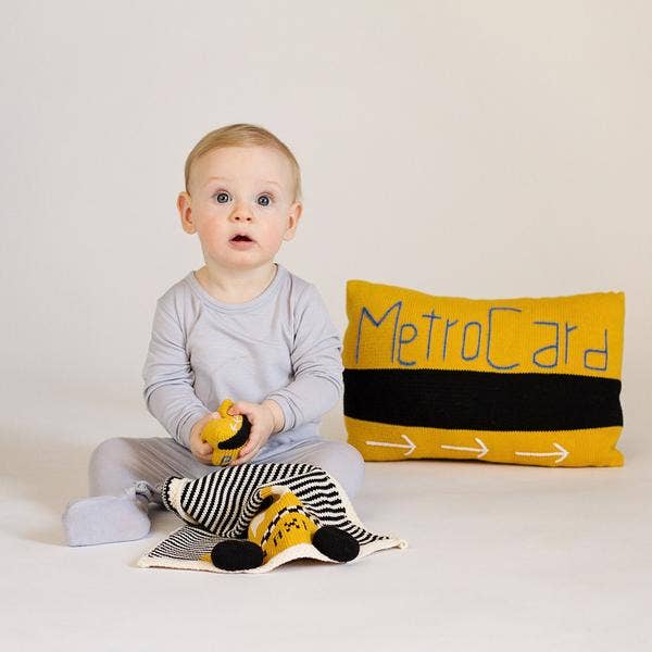 Metrocard Baby Pillow (Handmade)