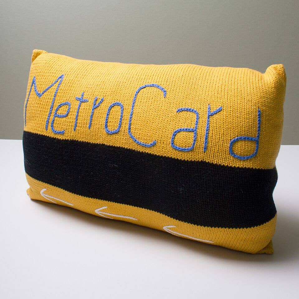 Metrocard Baby Pillow (Handmade)