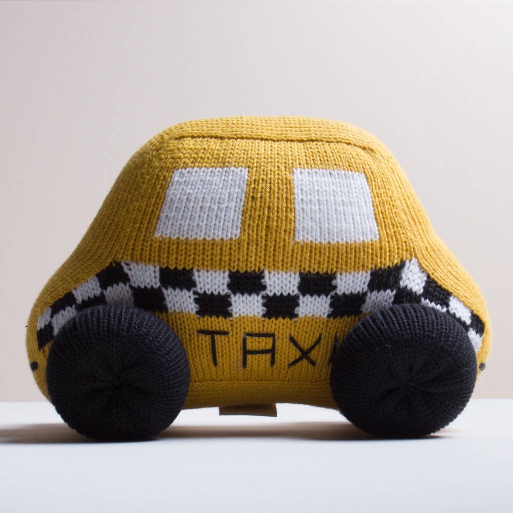 Organic Taxi Stuffed Toy - Medium