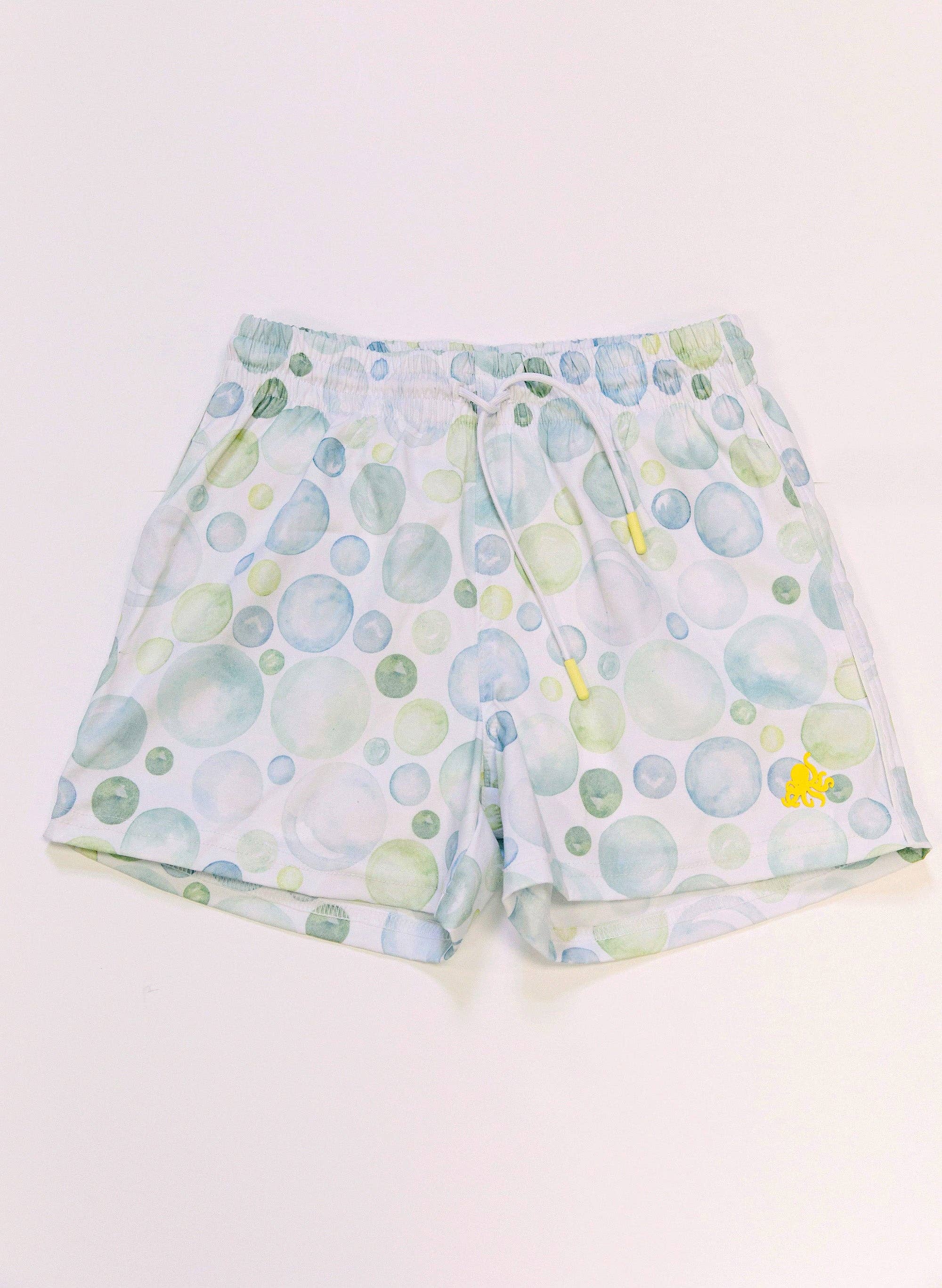 Duck Swim Short - Seafoam Bubbles