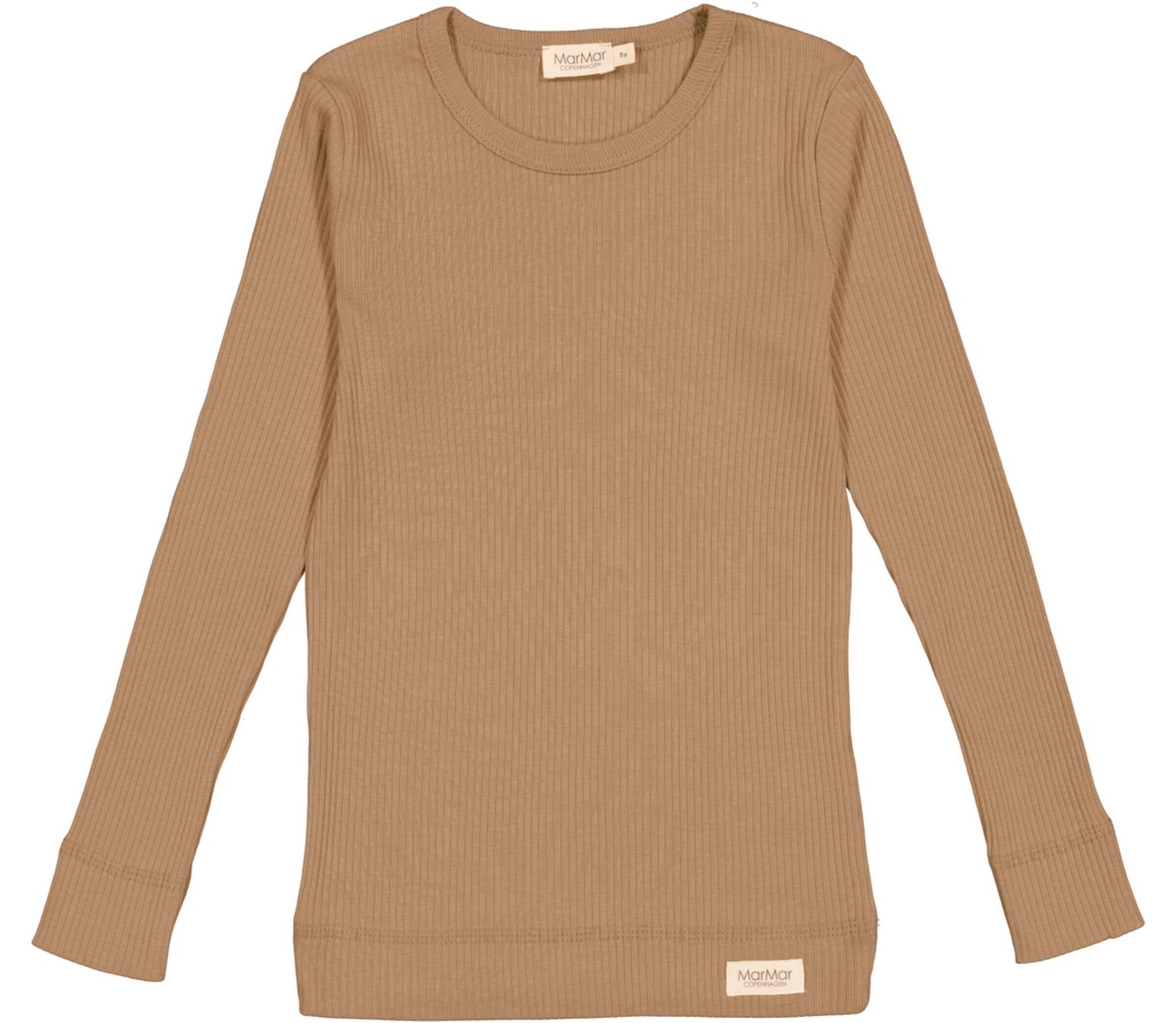 MarMar Copenhagen Long Sleeve Plain Tee - Cumin