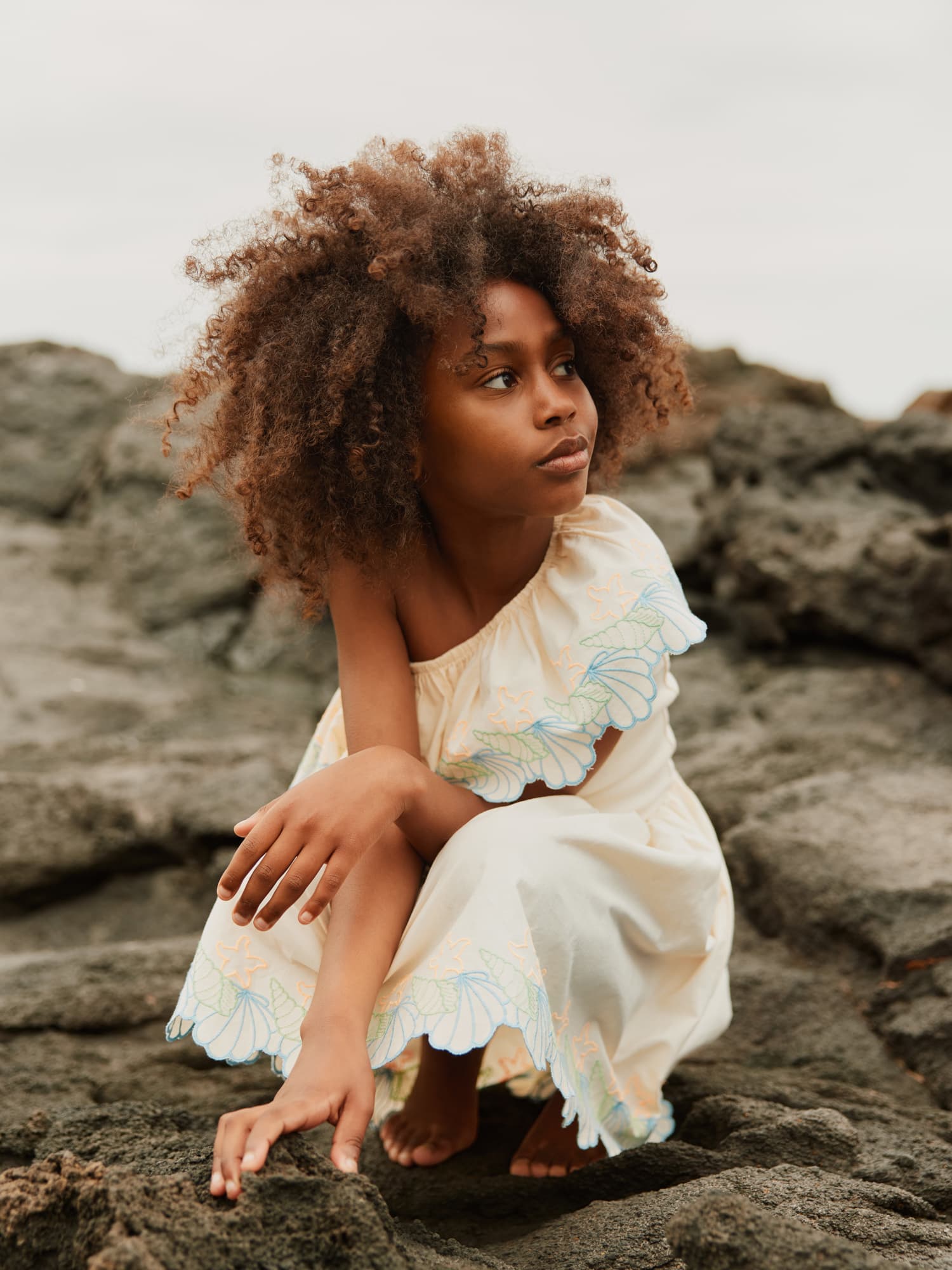 Molo Cato Dress - Pearled Ivory