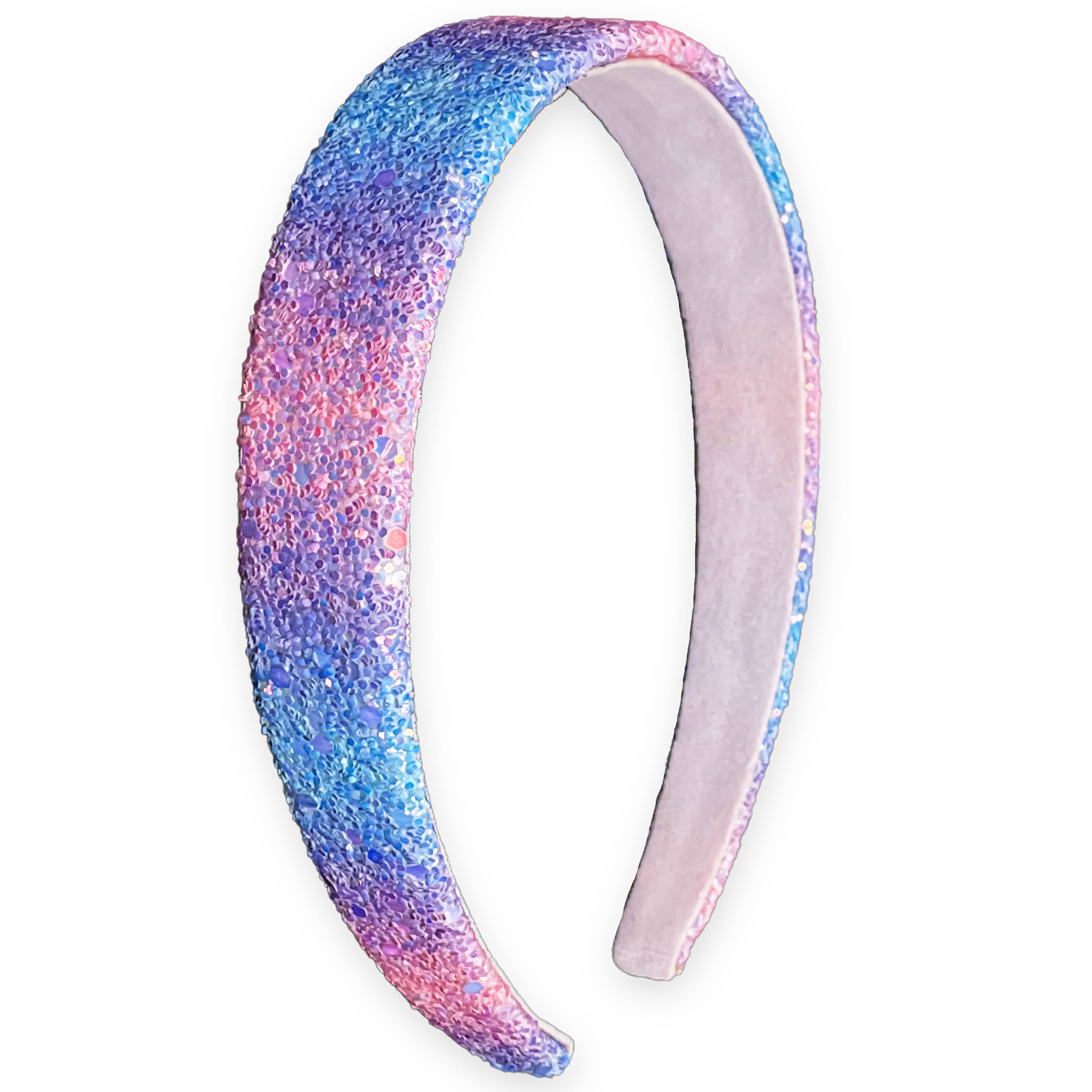 Tapered Chunky Glitter Headband - Multiple Colors