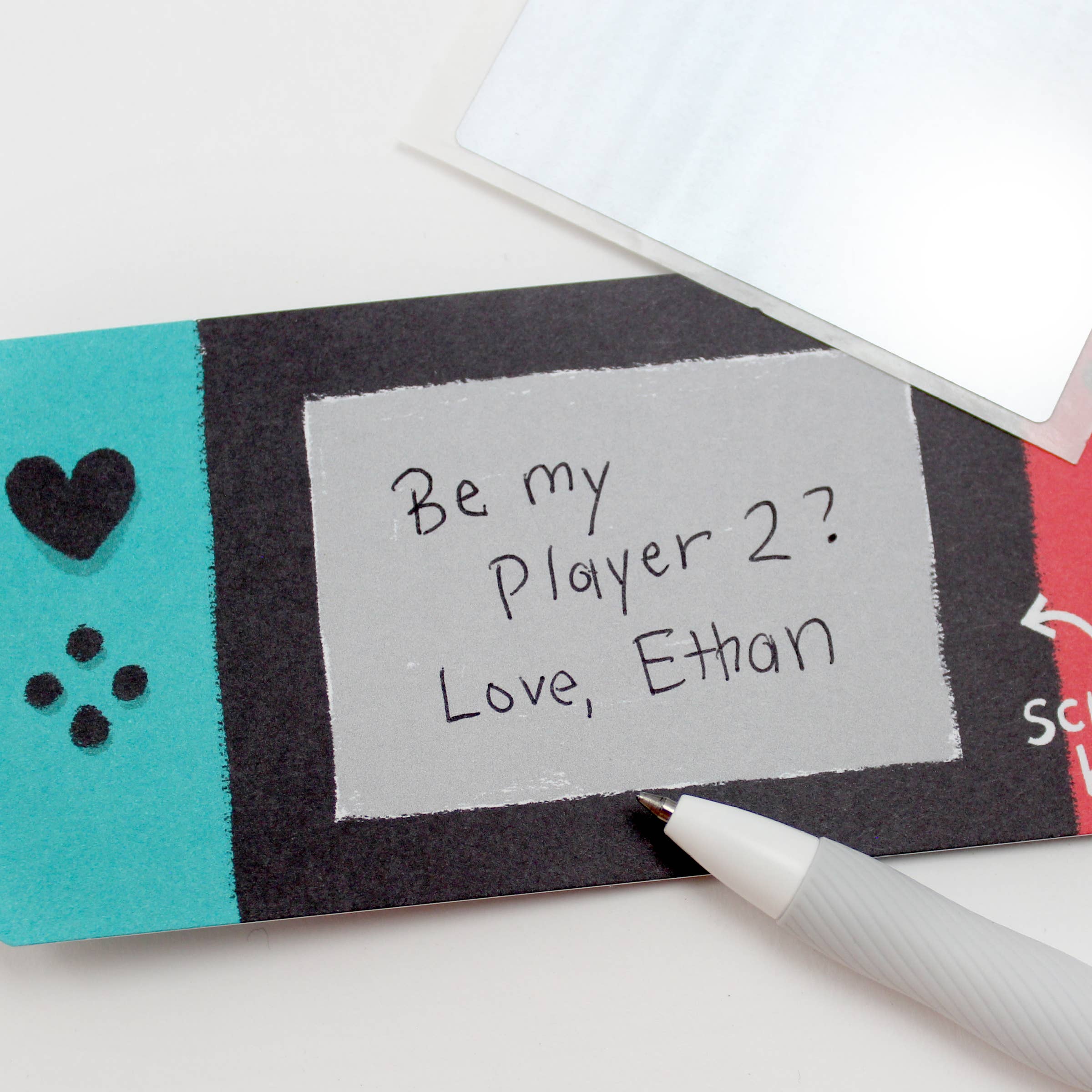 Scratch-off  Valentine Cards - Game On