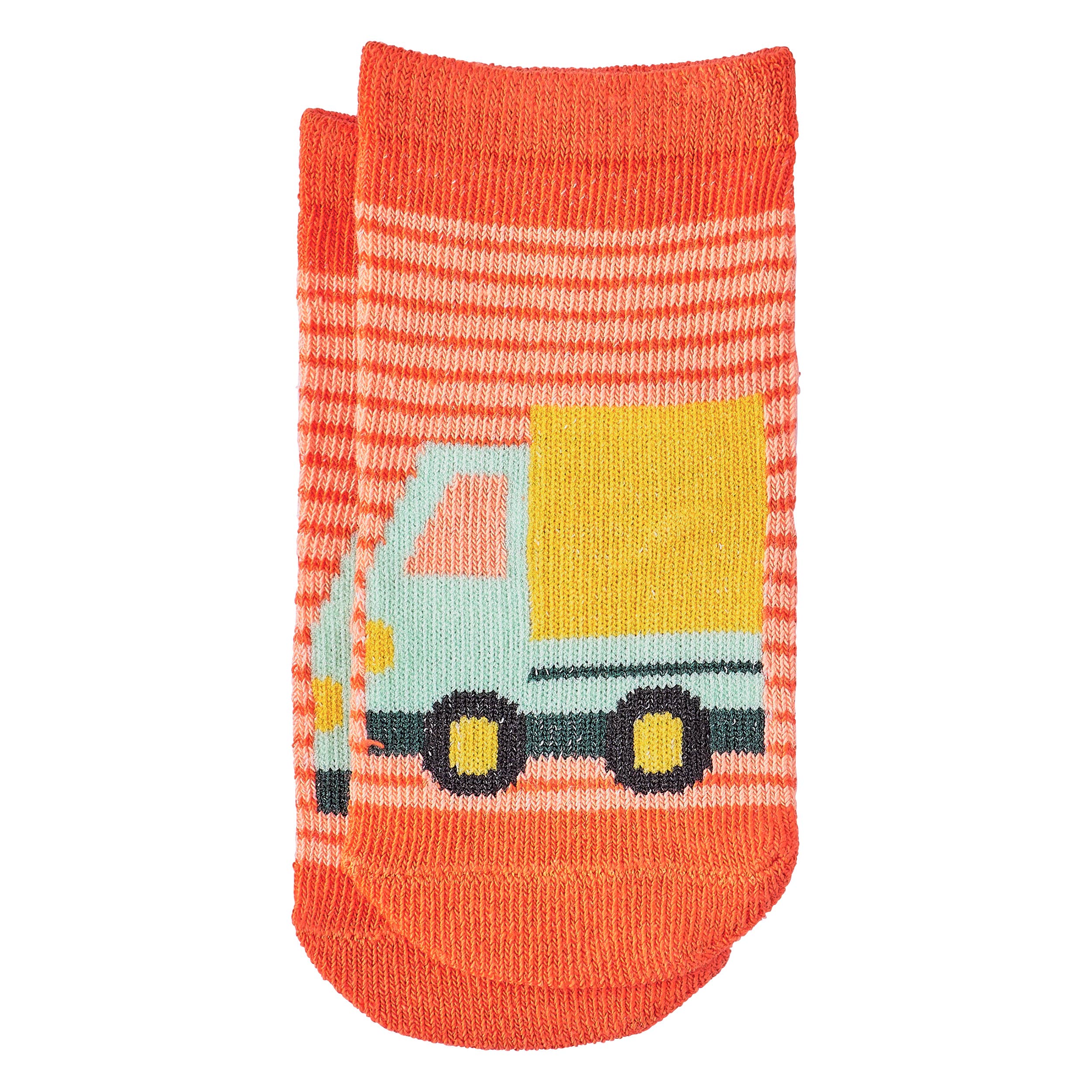 Organic Cotton Toddler Socks Trucks