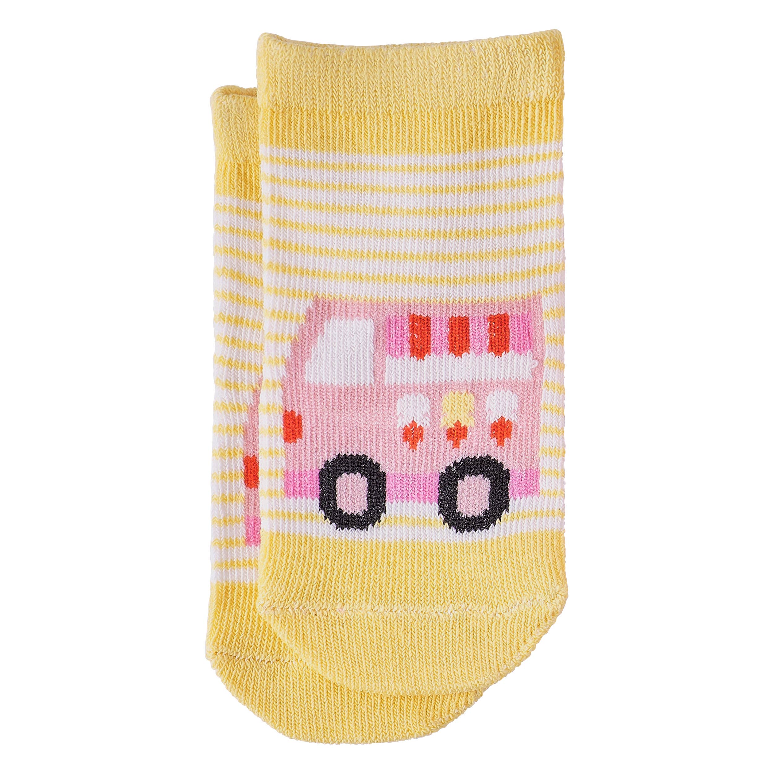 Organic Cotton Toddler Socks Trucks