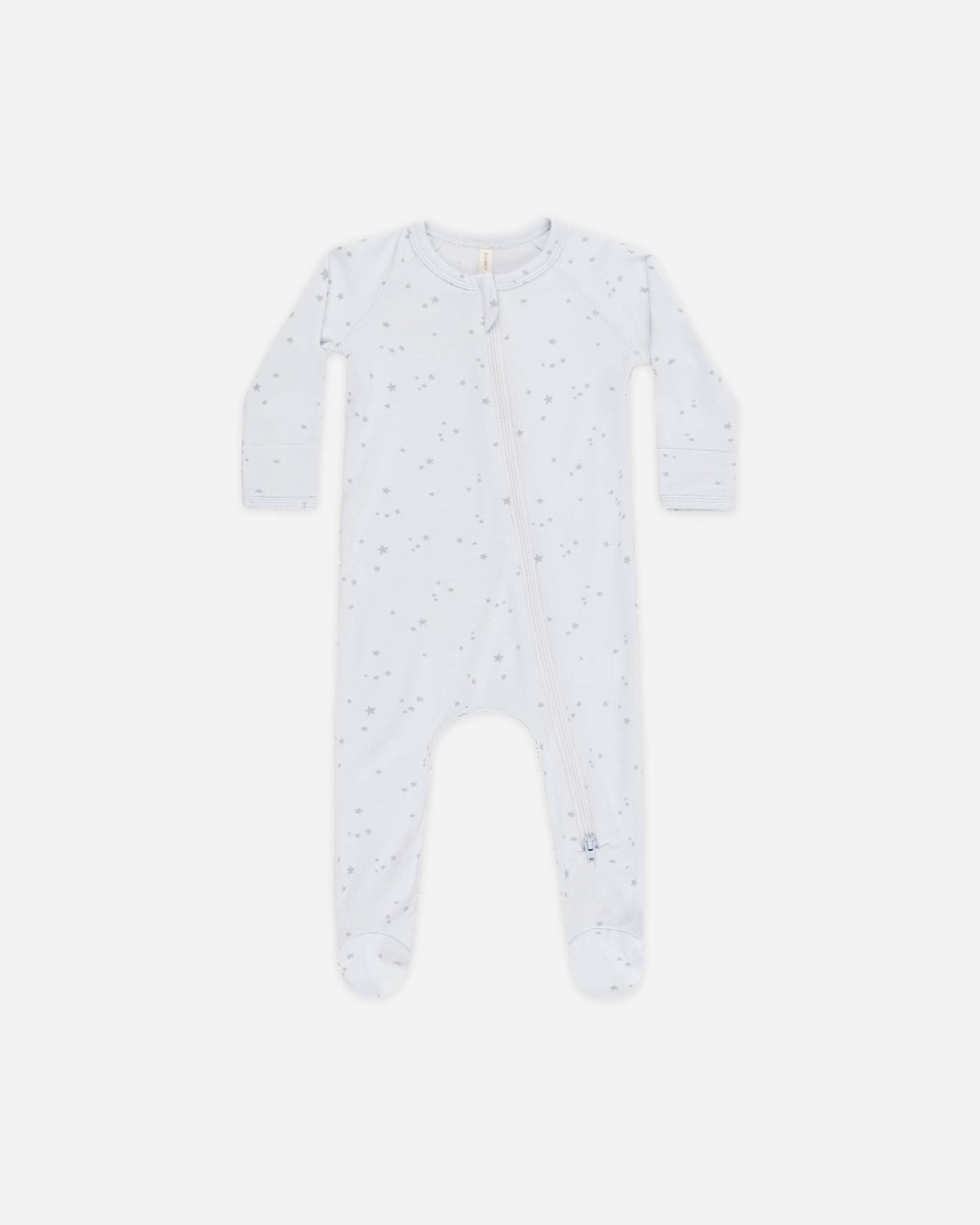 Modal Zip Footie - Stars Fog