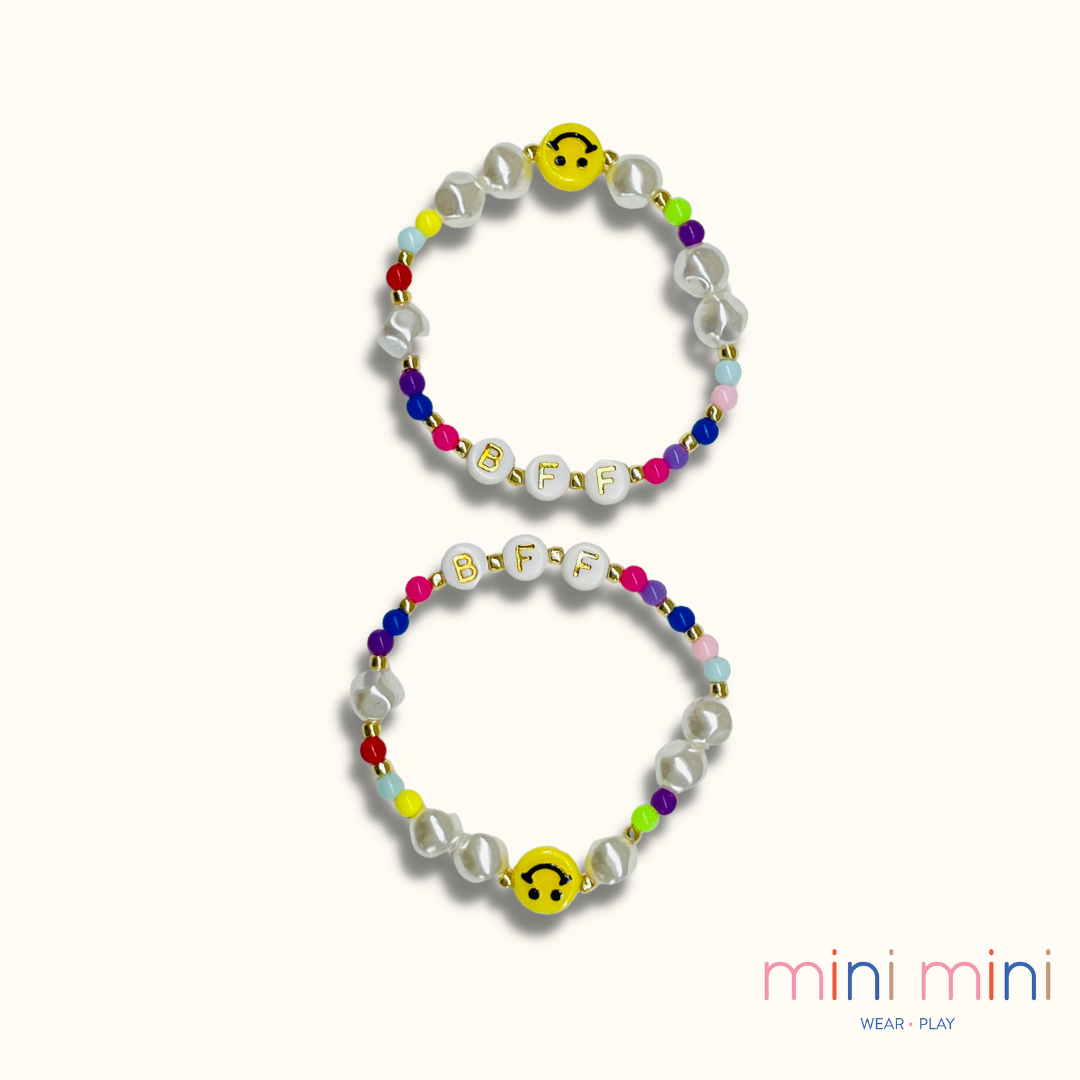Happy Face BFF kid's bracelet set - 2
