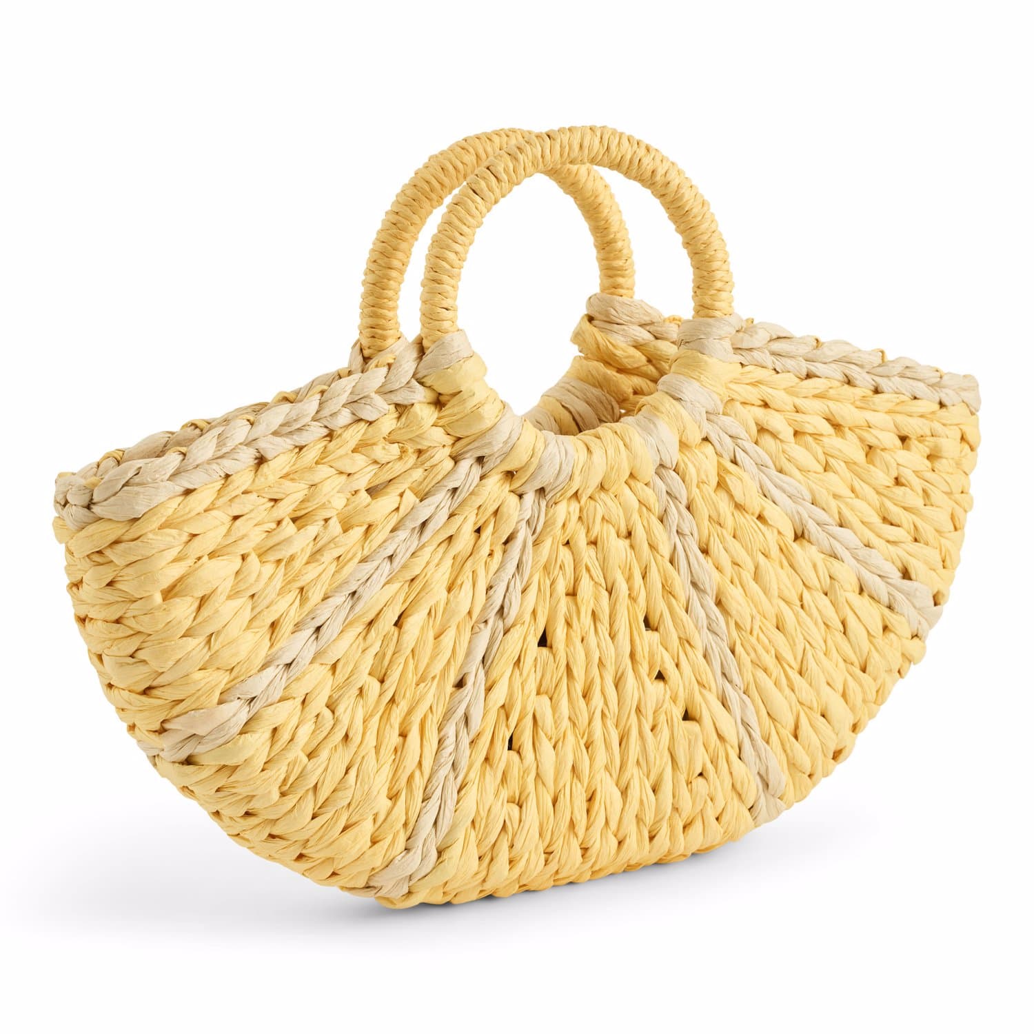 Molo Lemon Straw Bag - Lemon Cake