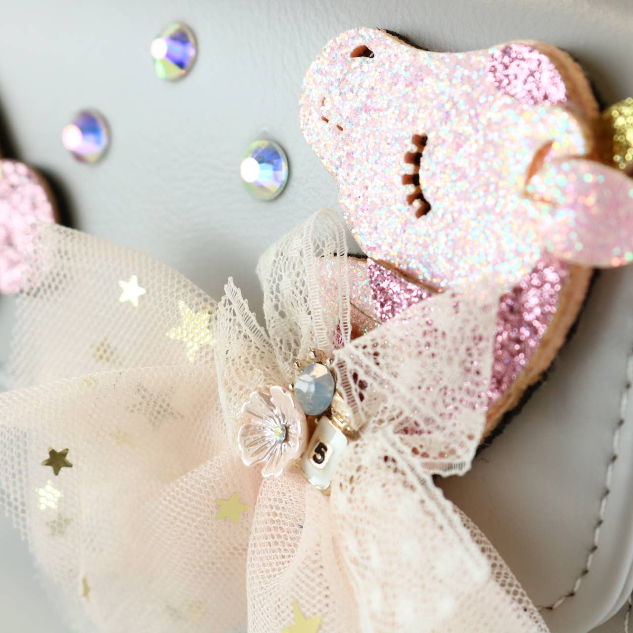 Unicorn & Cherry Applique Purse