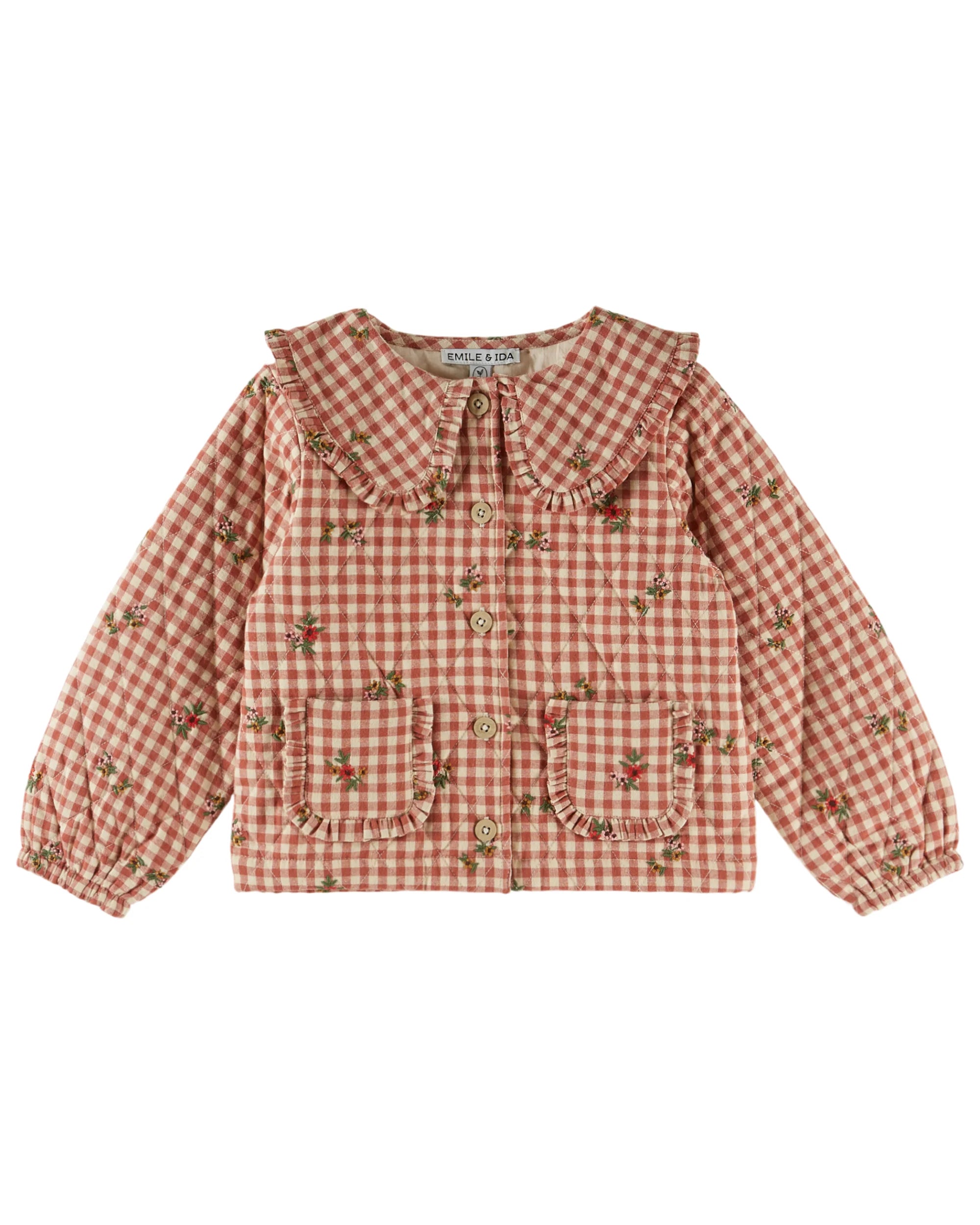 Gingham Quilted Jacket