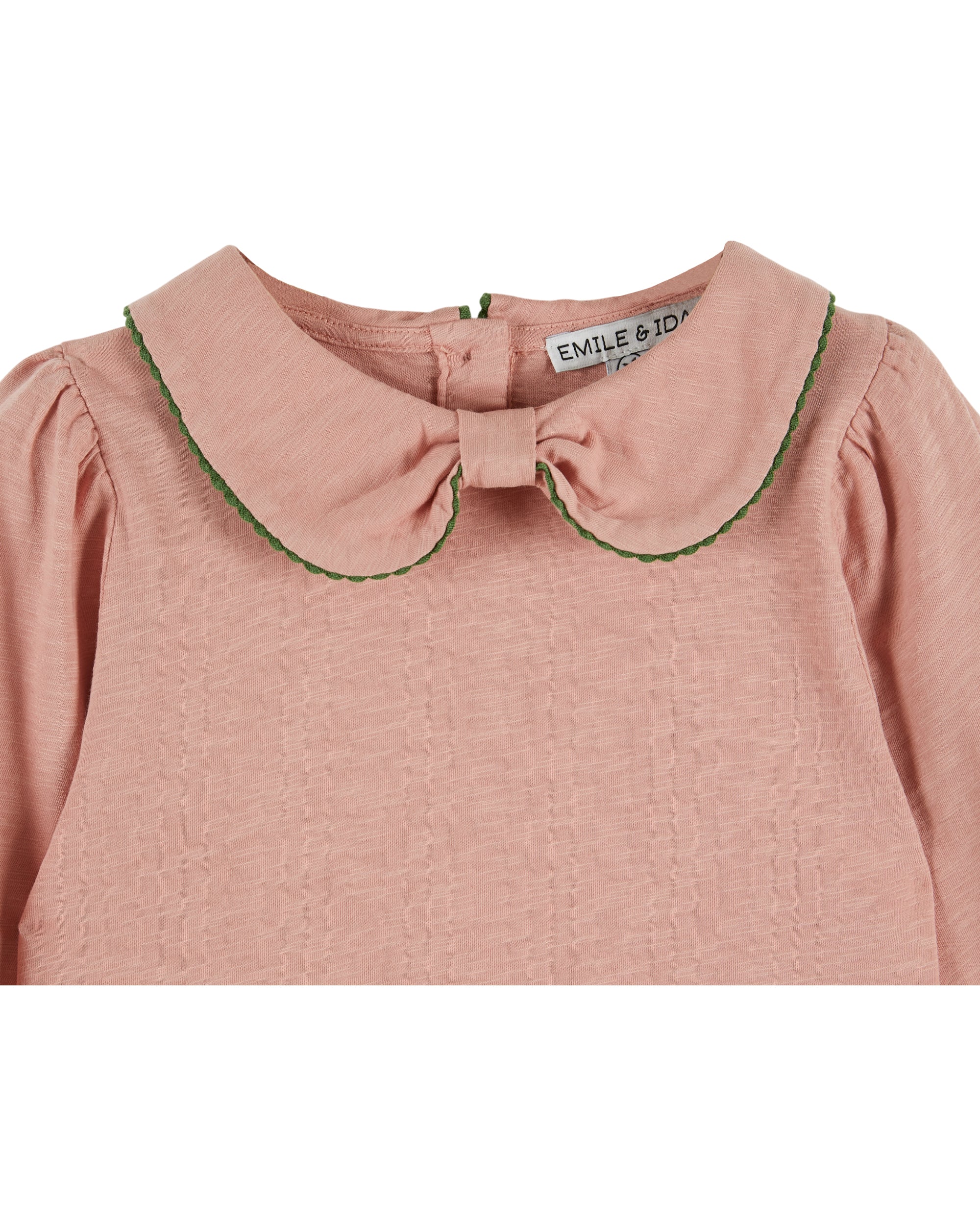 Plain Picot Edged Slub Jersey